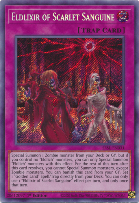 Eldlixir of Scarlet Sanguine [SESL-EN031] Secret Rare | GnG Games