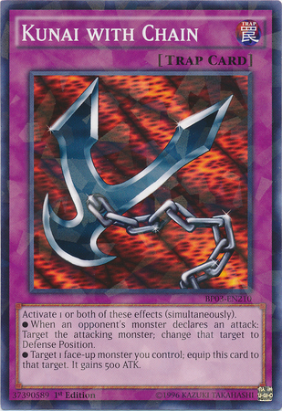 Kunai with Chain (Shatterfoil) [BP03-EN210] Common | GnG Games