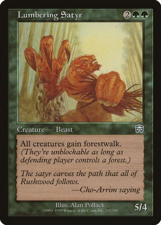 Lumbering Satyr [Mercadian Masques] | GnG Games