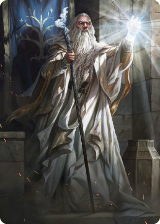 Gandalf the White Art Card [The Lord of the Rings: Tales of Middle-earth Art Series] | GnG Games