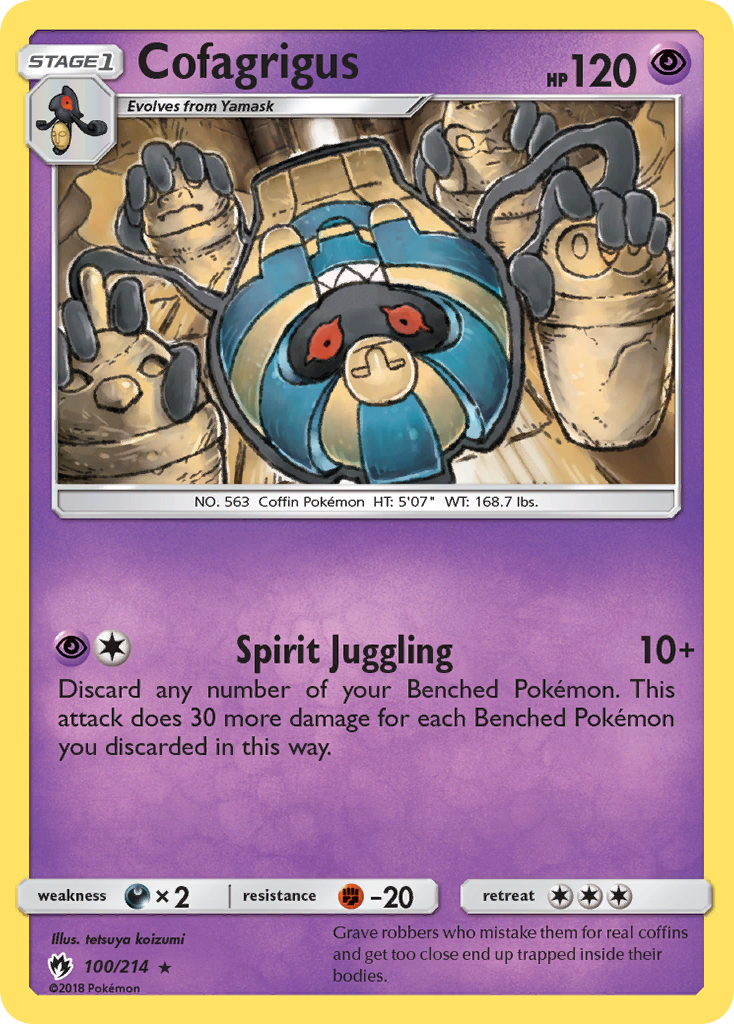 Cofagrigus (100/214) [Sun & Moon: Lost Thunder] | GnG Games