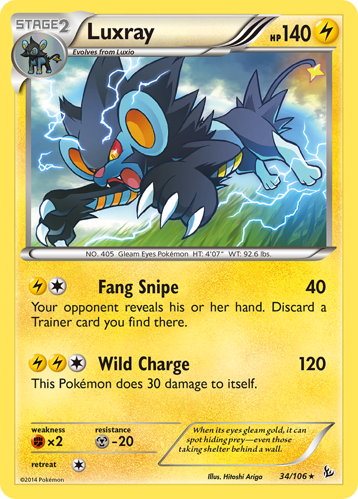 Luxray (34/106) [XY: Flashfire] | GnG Games