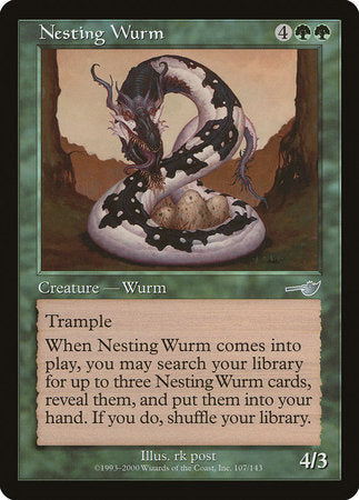 Nesting Wurm [Nemesis] | GnG Games