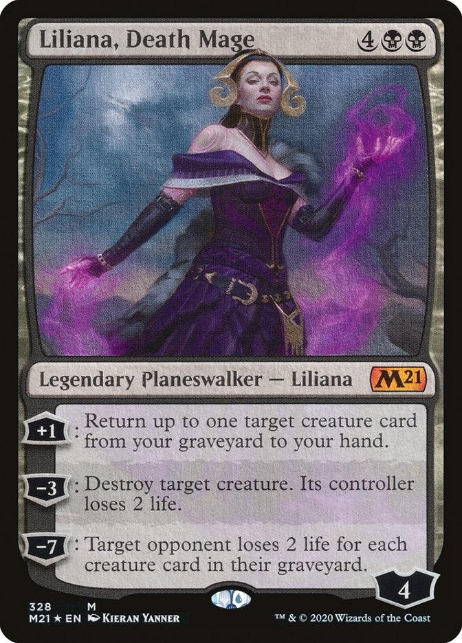 Liliana, Death Mage [Core Set 2021] | GnG Games