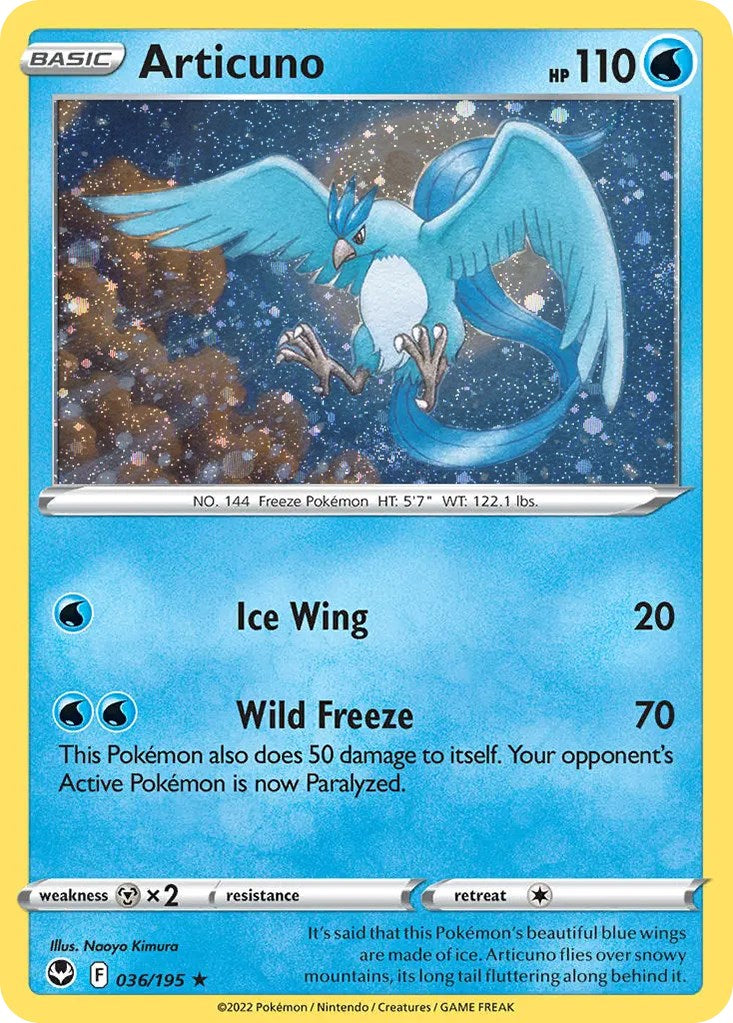 Articuno (036/195) (Cosmos Holo) [Sword & Shield: Base Set] | GnG Games