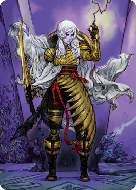The Wandering Emperor 1 Art Card [Kamigawa: Neon Dynasty Art Series] | GnG Games