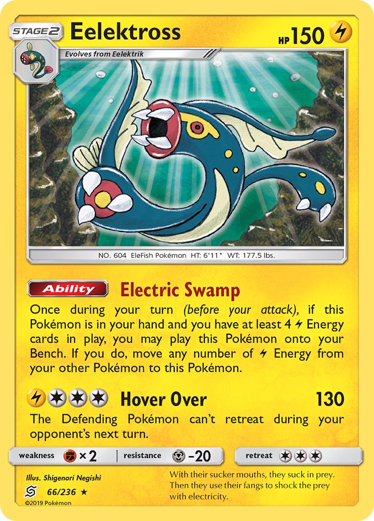 Eelektross (66/236) (Theme Deck Exclusive) [Sun & Moon: Unified Minds] | GnG Games