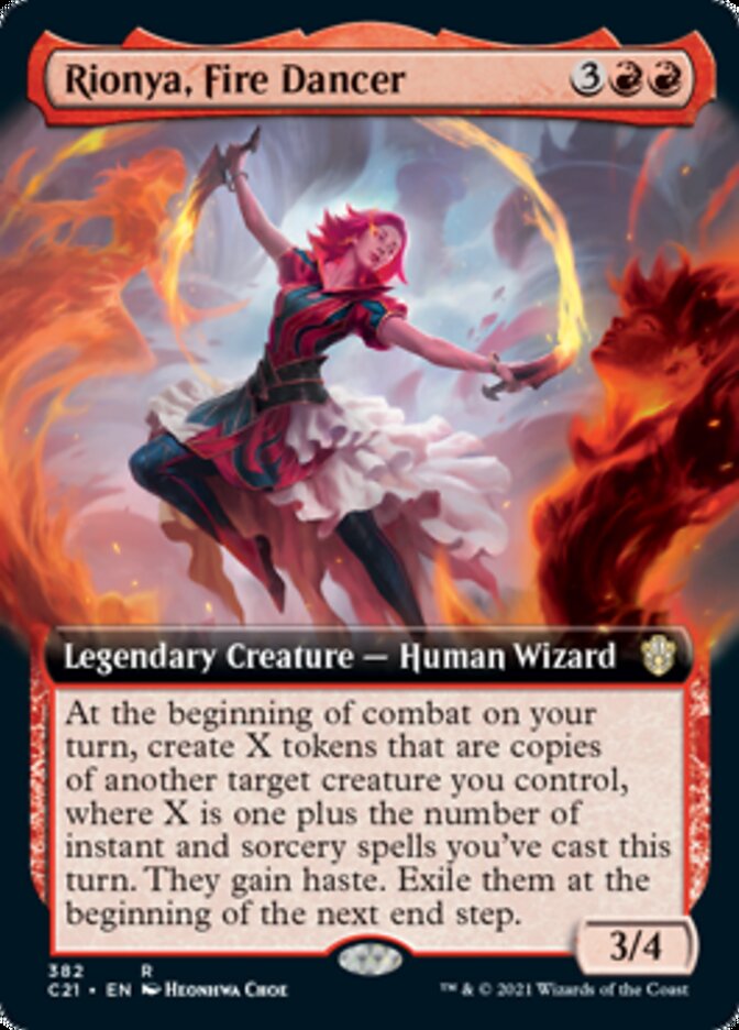 Rionya, Fire Dancer (Extended) [Commander 2021] | GnG Games