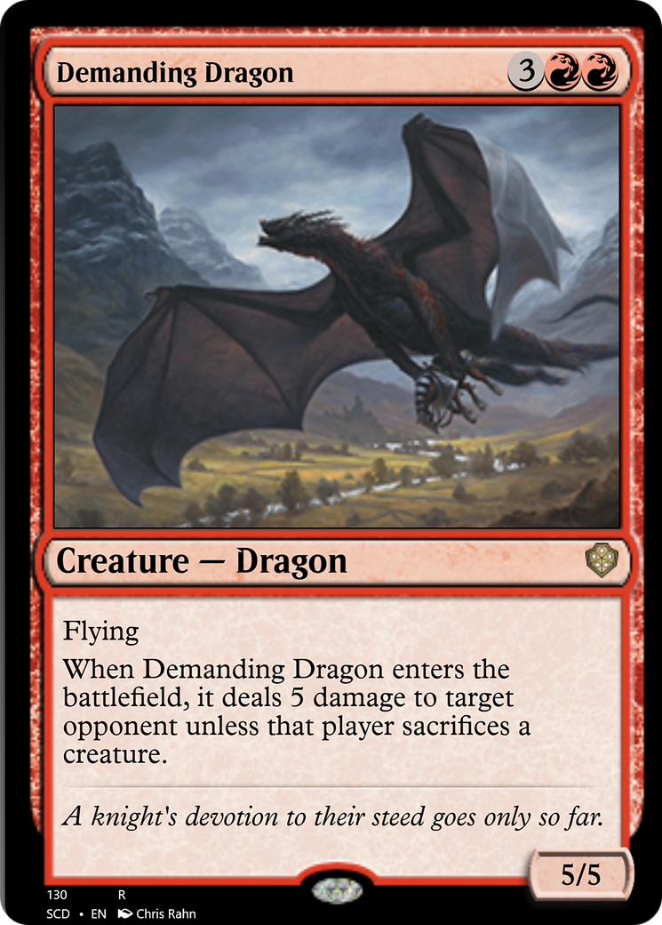 Demanding Dragon [Starter Commander Decks] | GnG Games