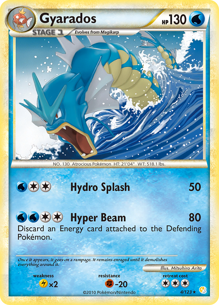 Gyarados (4/123) [HeartGold & SoulSilver: Base Set] | GnG Games