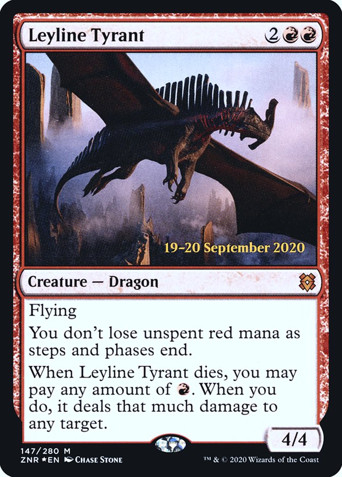 Leyline Tyrant  [Zendikar Rising Prerelease Promos] | GnG Games