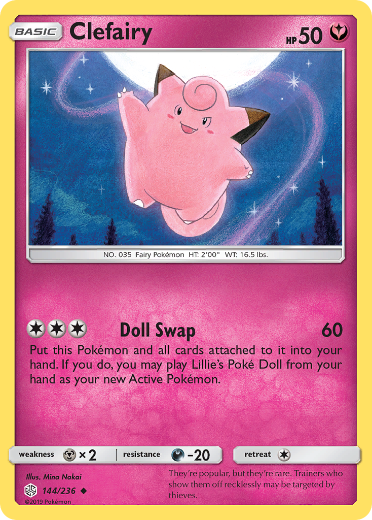 Clefairy (144/236) [Sun & Moon: Cosmic Eclipse] | GnG Games