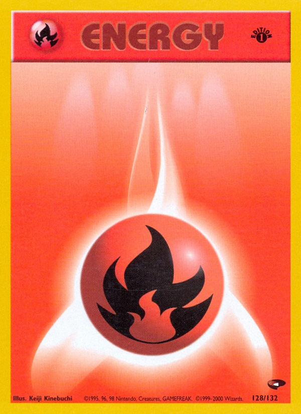 Fire Energy (128/132) [Gym Challenge 1st Edition] | GnG Games