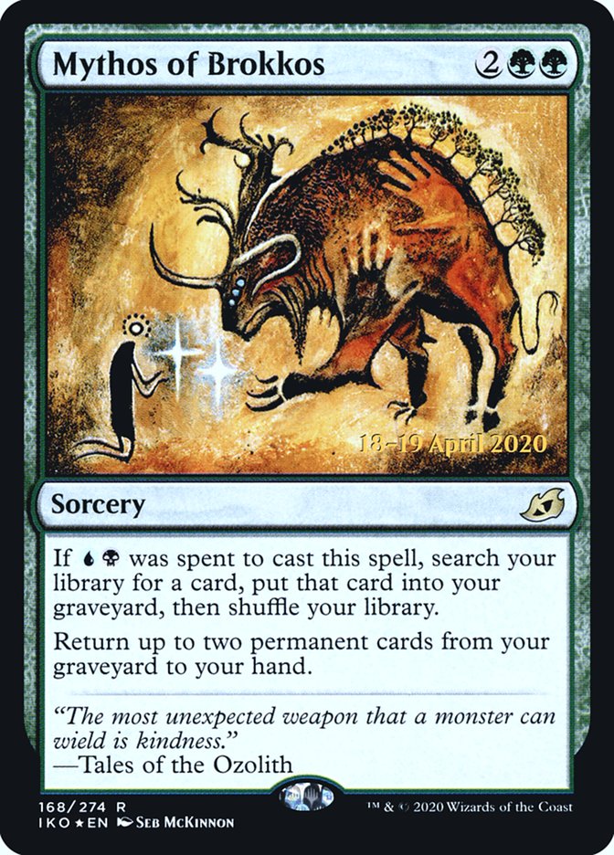 Mythos of Brokkos  [Ikoria: Lair of Behemoths Prerelease Promos] | GnG Games