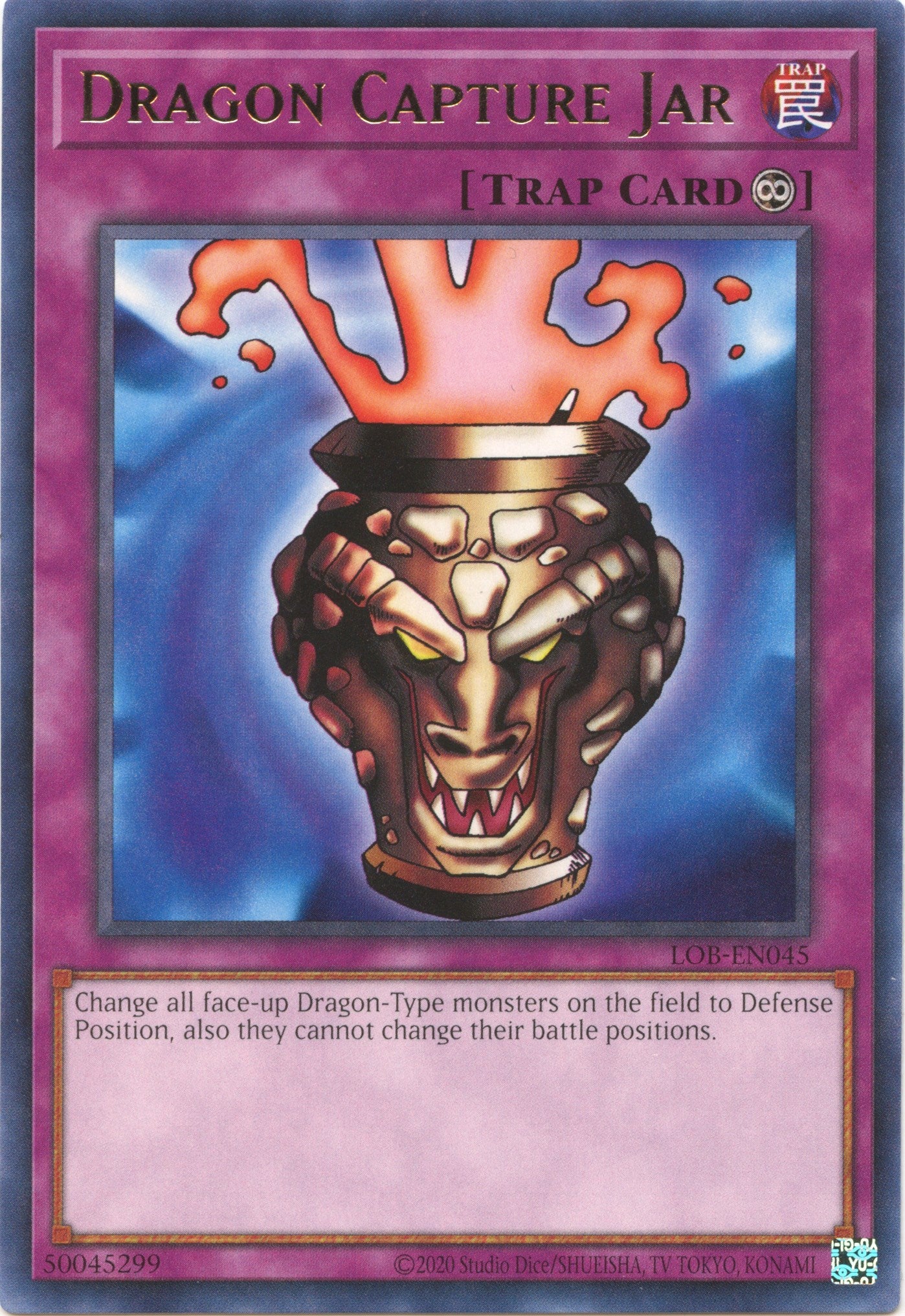 Dragon Capture Jar (25th Anniversary) [LOB-EN045] Rare | GnG Games