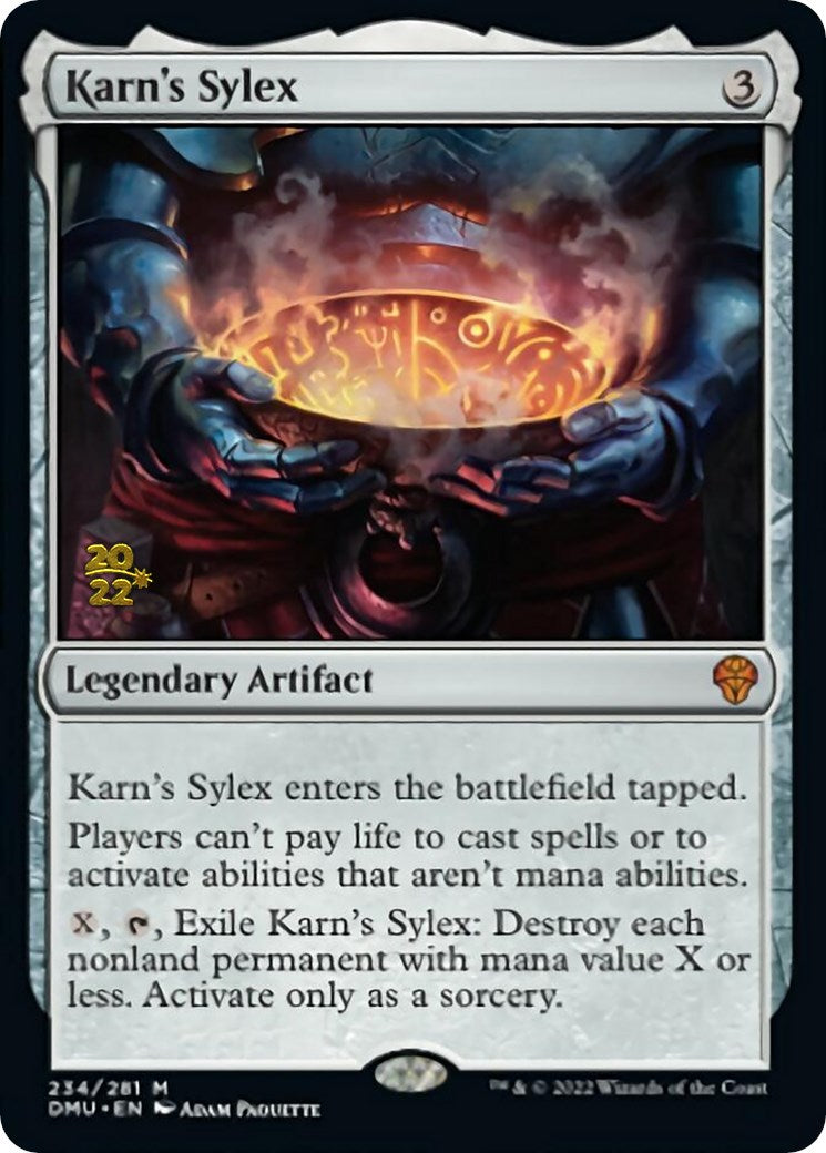 Karn's Sylex [Dominaria United Prerelease Promos] | GnG Games