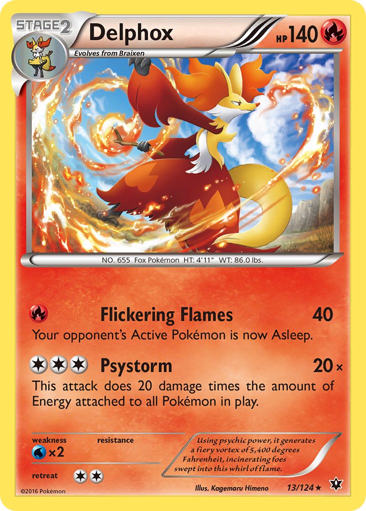 Delphox (13/124) (Theme Deck Exclusive) [XY: Fates Collide] | GnG Games