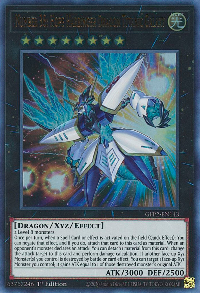 Number 38: Hope Harbinger Dragon Titanic Galaxy [GFP2-EN143] Ultra Rare | GnG Games