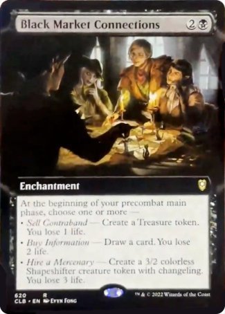 Black Market Connections (Extended Art) [Commander Legends: Battle for Baldur's Gate] | GnG Games