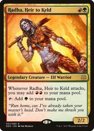 Radha, Heir to Keld [Duel Decks: Mind vs. Might] | GnG Games