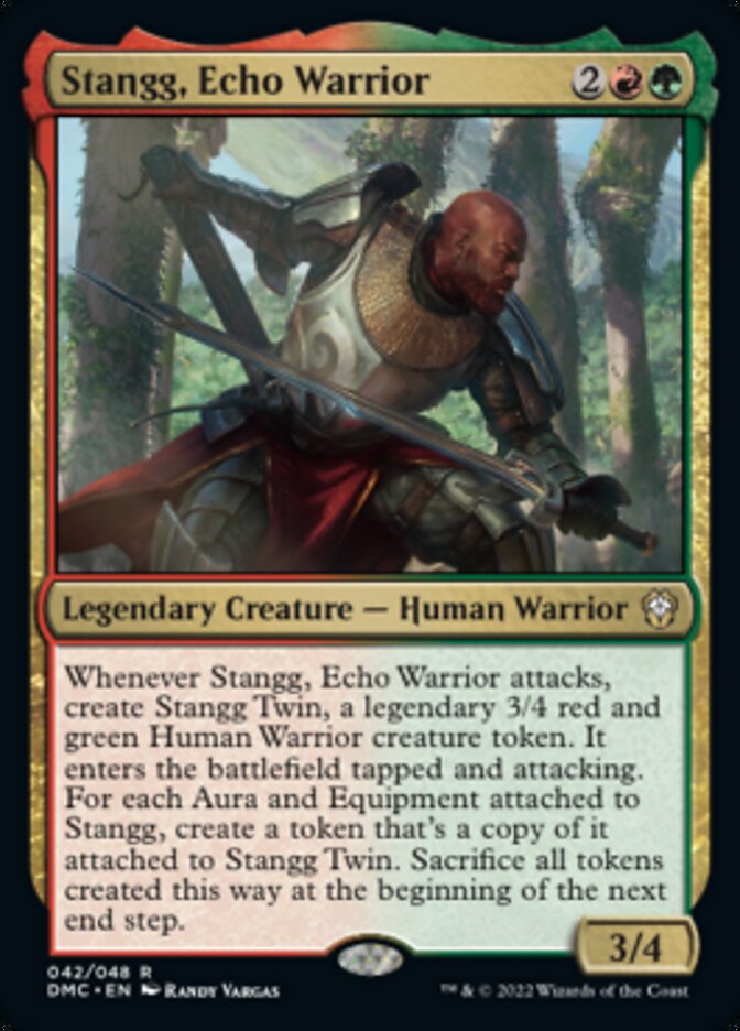 Stangg, Echo Warrior [Dominaria United Commander] | GnG Games