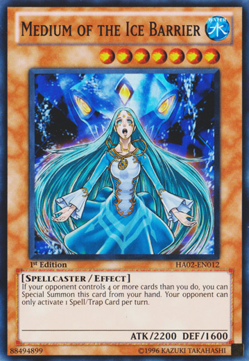 Medium of the Ice Barrier [HA02-EN012] Super Rare | GnG Games