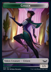 Plant // Citizen Double-sided Token [Streets of New Capenna Commander Tokens] | GnG Games