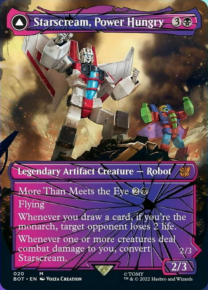 Starscream, Power Hungry // Starscream, Seeker Leader (Shattered Glass) [Universes Beyond: Transformers] | GnG Games