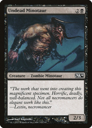 Undead Minotaur [Magic 2014] | GnG Games