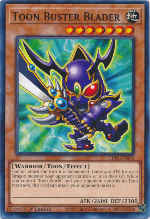 Toon Buster Blader [LDS1-EN065] Common | GnG Games