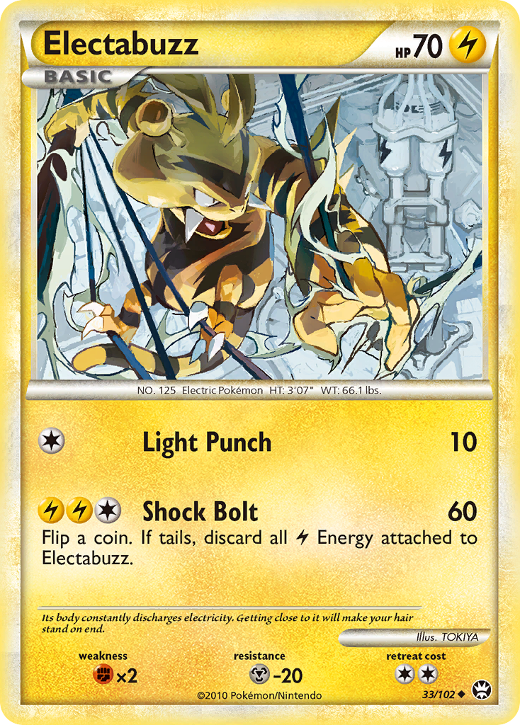 Electabuzz (33/102) [HeartGold & SoulSilver: Triumphant] | GnG Games