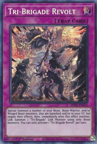 Tri-Brigade Revolt [MP21-EN212] Prismatic Secret Rare | GnG Games