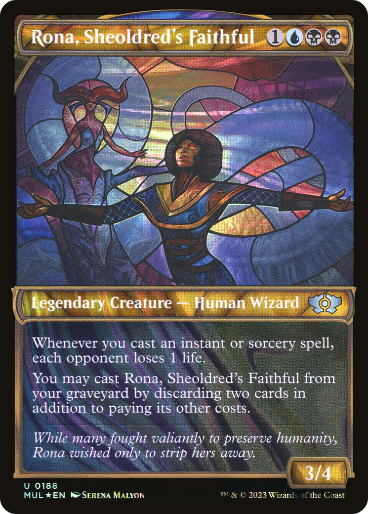 Rona, Sheoldred's Faithful (Halo Foil) [Multiverse Legends] | GnG Games