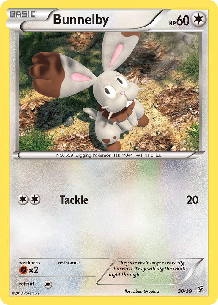 Bunnelby (30/39) [XY: Kalos Starter Set] | GnG Games