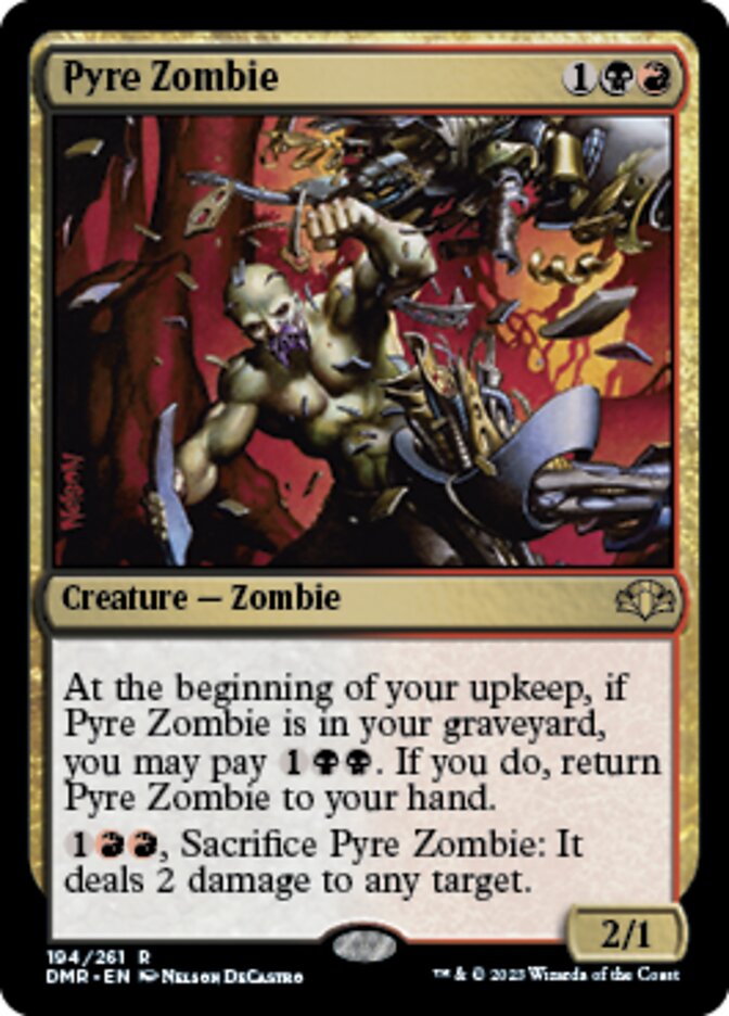 Pyre Zombie [Dominaria Remastered] | GnG Games