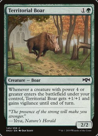 Territorial Boar [Ravnica Allegiance] | GnG Games