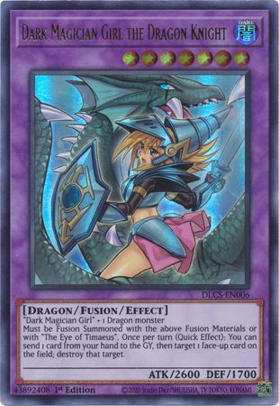 Dark Magician Girl the Dragon Knight (Alternate Art) (Purple) [DLCS-EN006] Ultra Rare | GnG Games