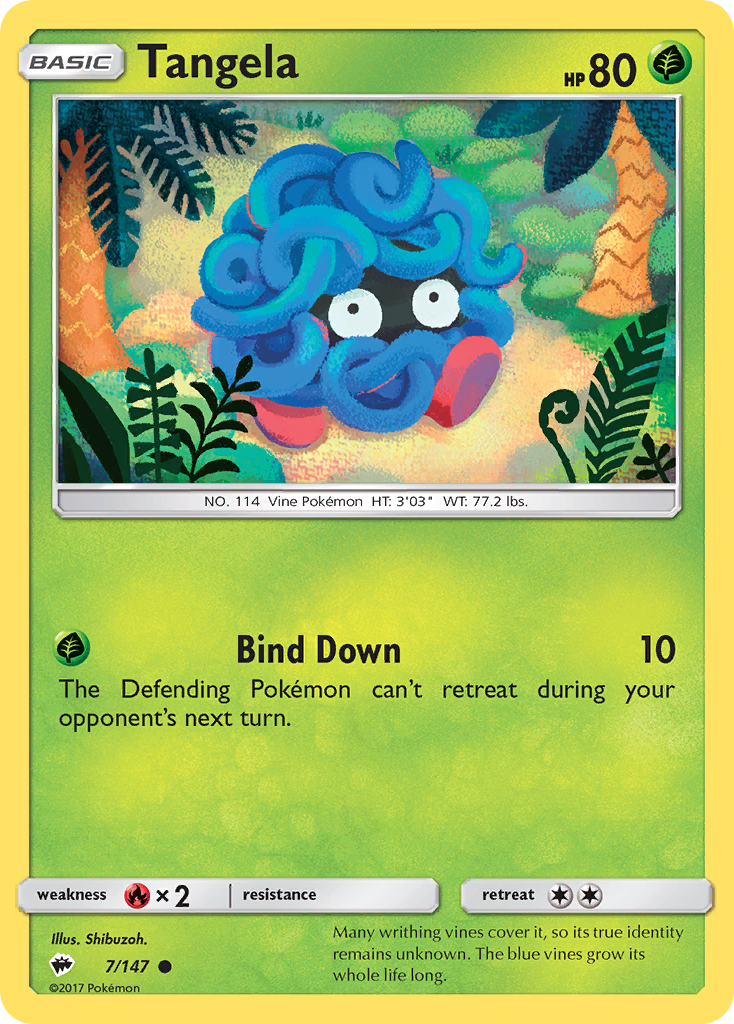 Tangela (7/147) [Sun & Moon: Burning Shadows] | GnG Games