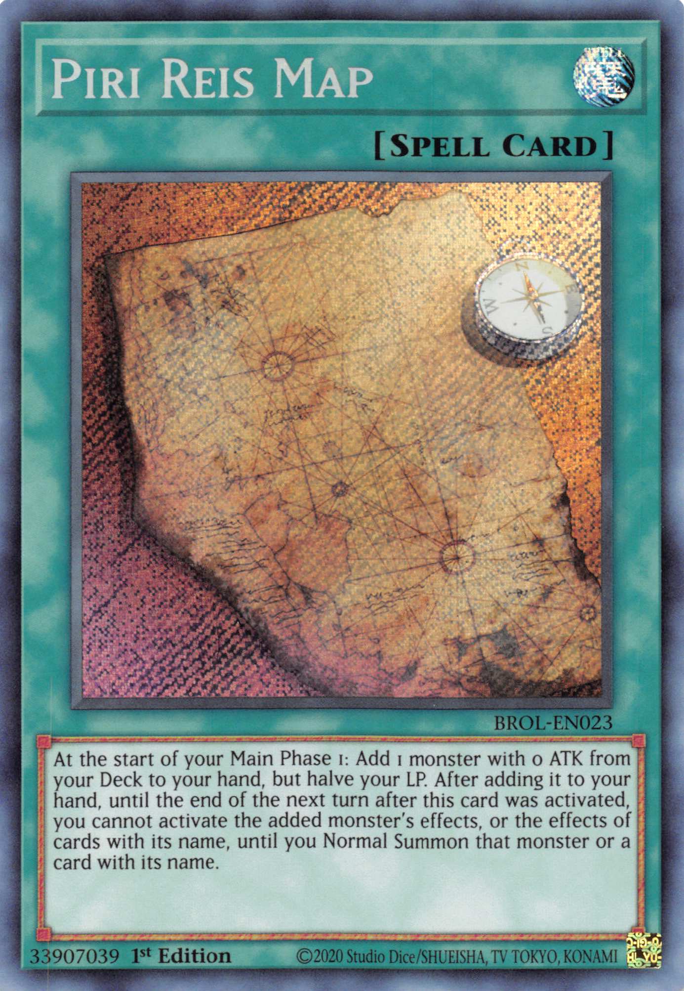 Piri Reis Map [BROL-EN023] Secret Rare | GnG Games