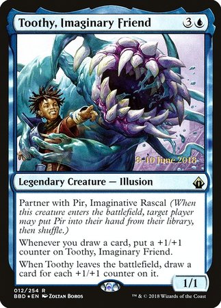 Toothy, Imaginary Friend [Battlebond Promos] | GnG Games