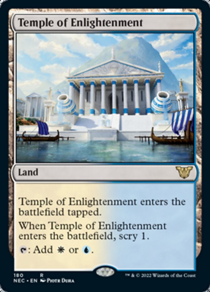 Temple of Enlightenment [Kamigawa: Neon Dynasty Commander] | GnG Games