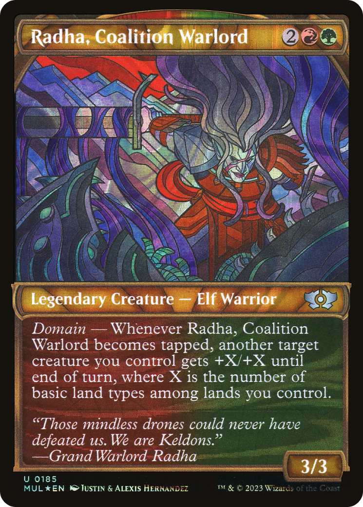 Radha, Coalition Warlord (Halo Foil) [Multiverse Legends] | GnG Games