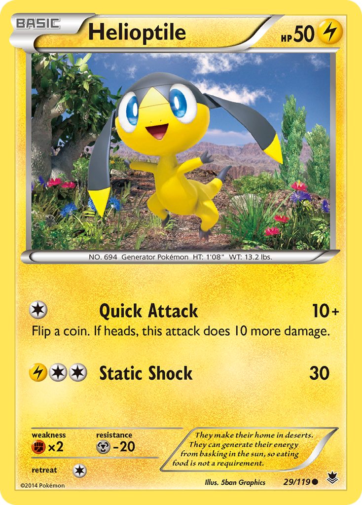 Helioptile (29/119) [XY: Phantom Forces] | GnG Games