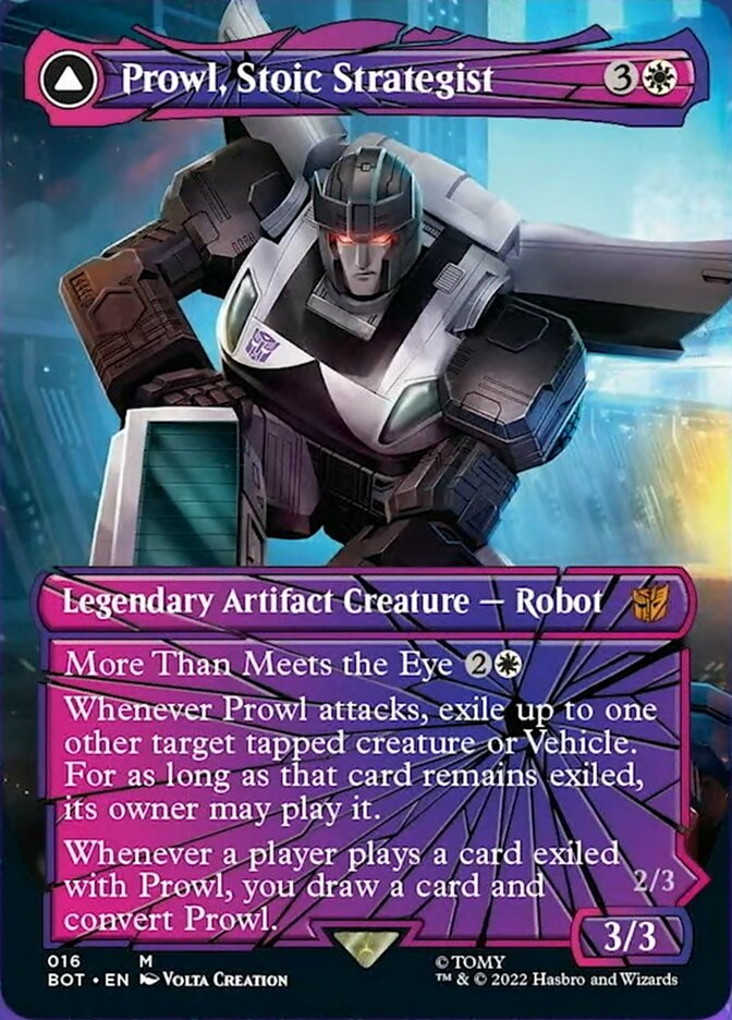 Prowl, Stoic Strategist // Prowl, Pursuit Vehicle (Shattered Glass) [Universes Beyond: Transformers] | GnG Games