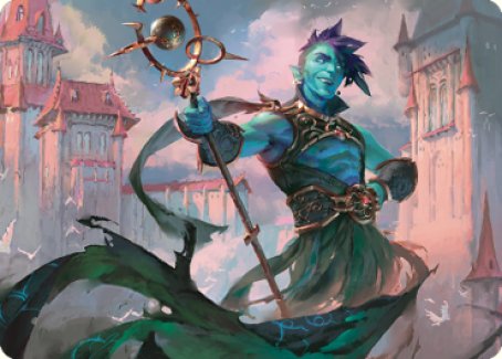 Haughty Djinn Art Card [Dominaria United Art Series] | GnG Games