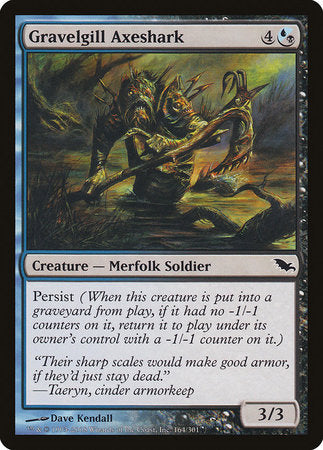 Gravelgill Axeshark [Shadowmoor] | GnG Games