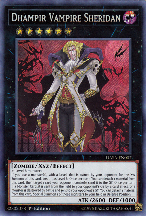 Dhampir Vampire Sheridan [DASA-EN007] Secret Rare | GnG Games