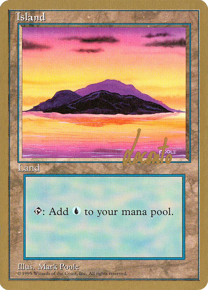 Island (ml368) (Michael Loconto) [Pro Tour Collector Set] | GnG Games