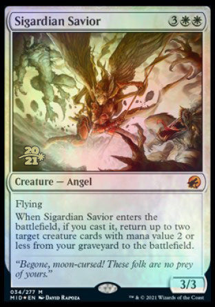 Sigardian Savior [Innistrad: Midnight Hunt Prerelease Promos] | GnG Games