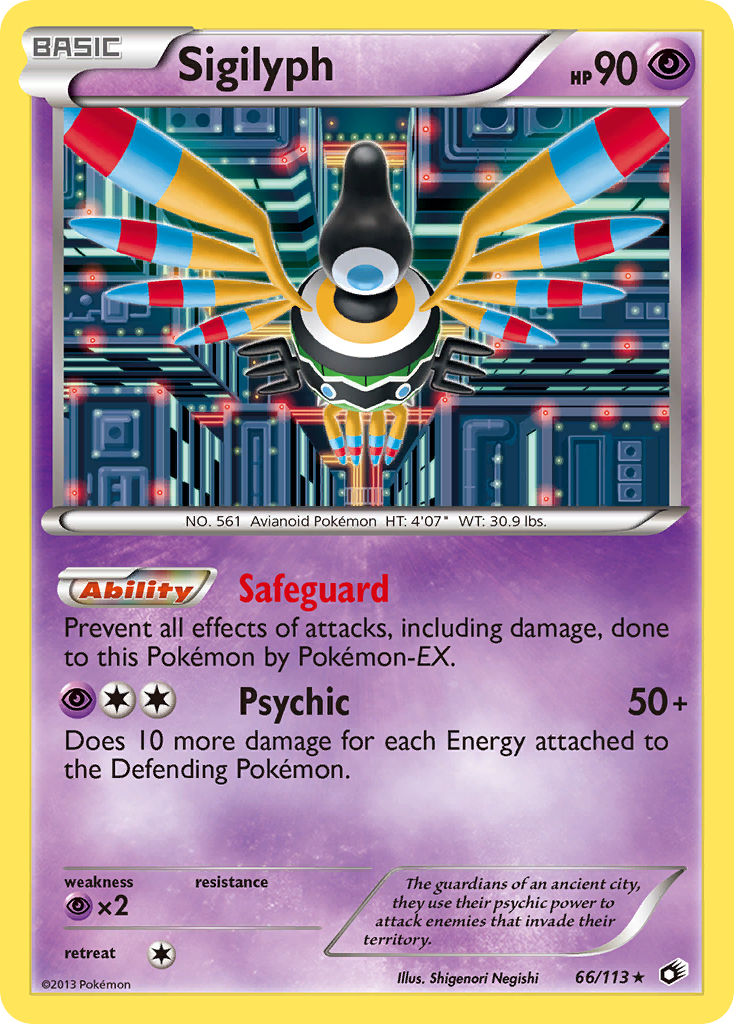 Sigilyph (66/113) [Black & White: Legendary Treasures] | GnG Games